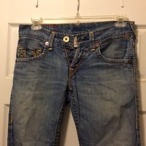 True Religion jeans. Size 28. Inseam 33”